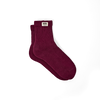 Windsor Crew Socks for Women in Plum