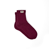 Windsor Crew Socks for Women in Plum