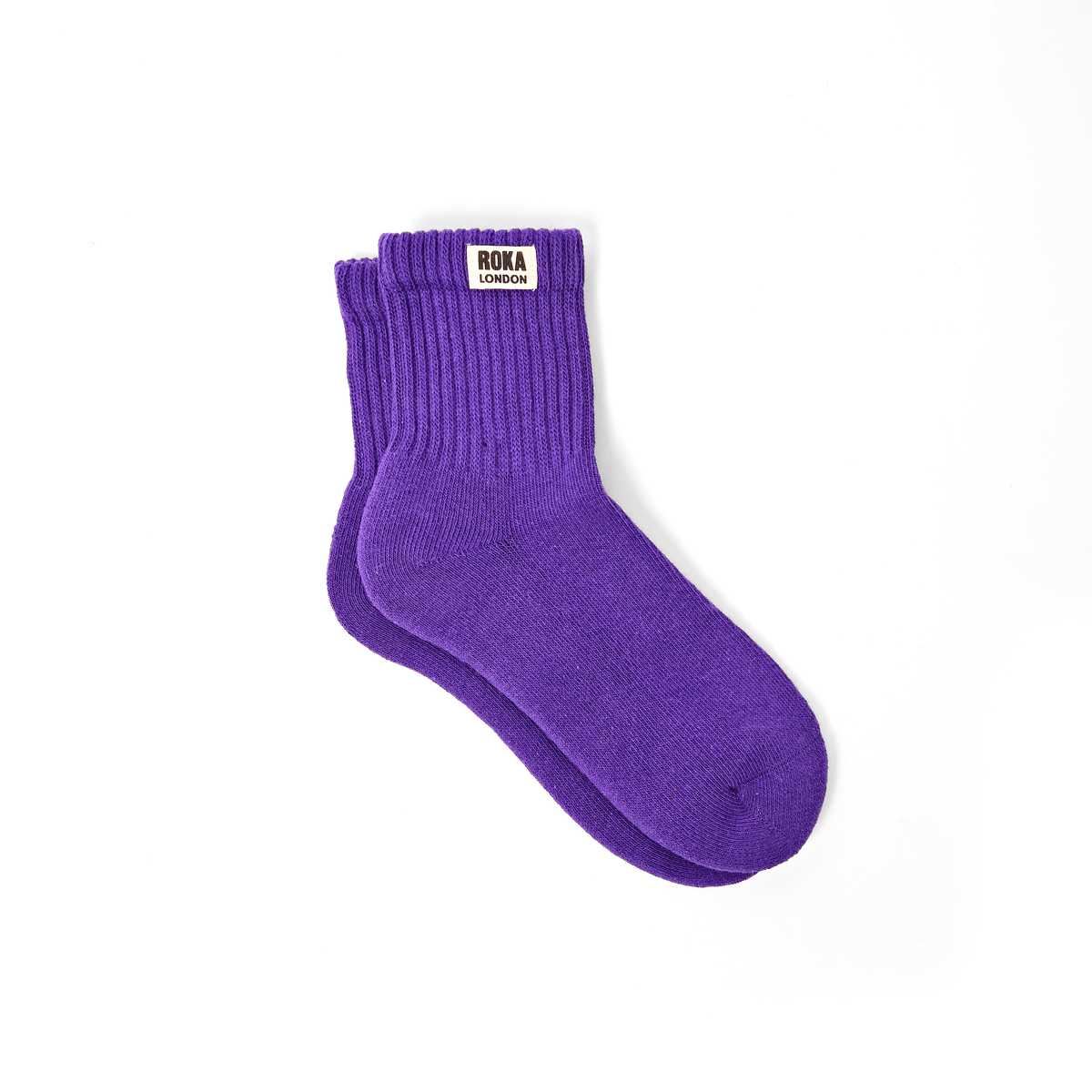 Windsor Crew Socks for Women in Purple