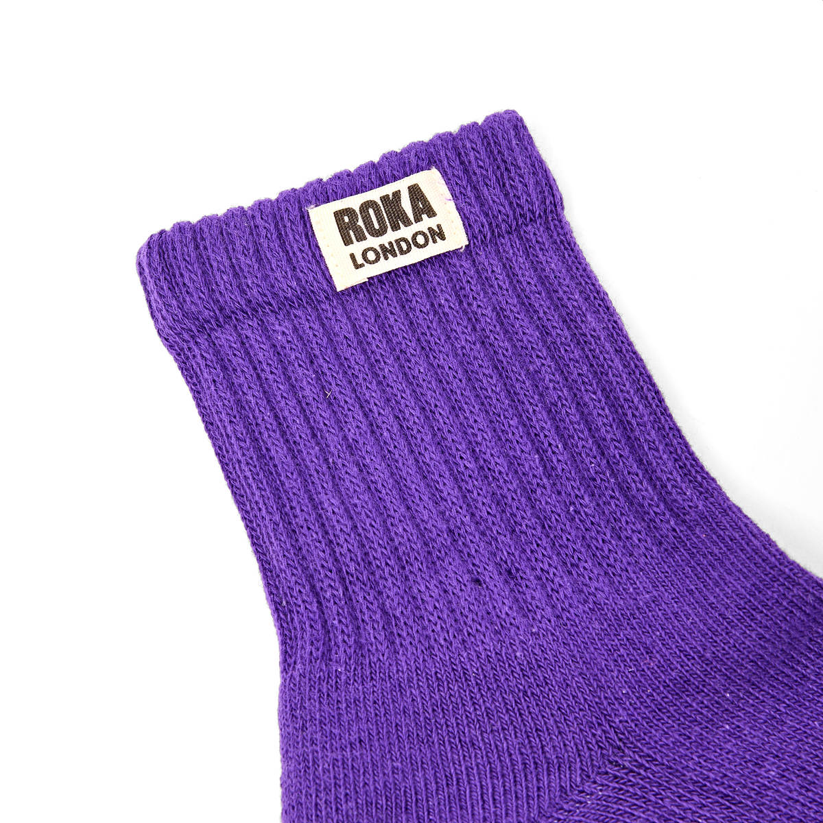 Windsor Crew Socks for Women in Purple