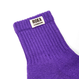Windsor Crew Socks for Women in Purple