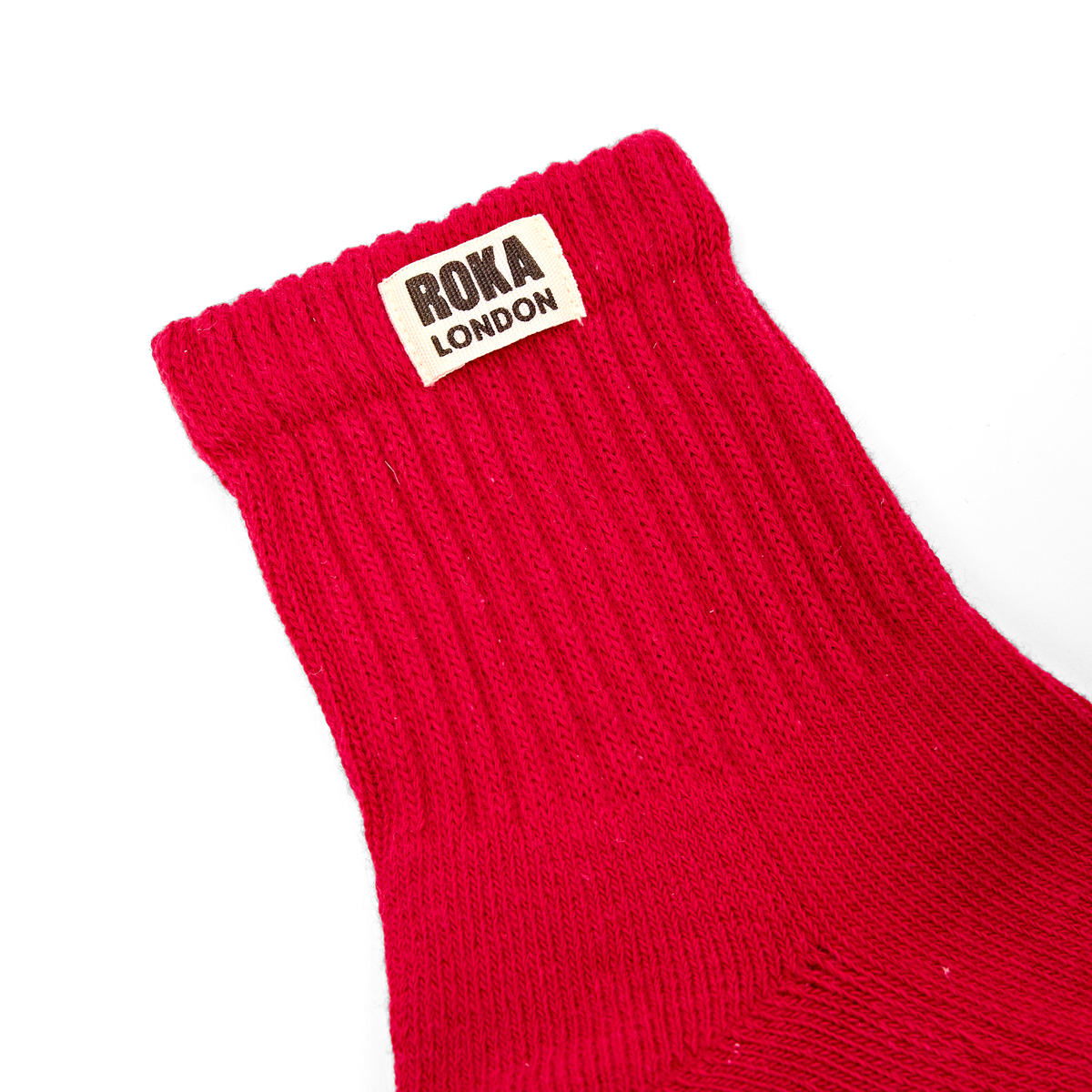 Windsor Crew Socks for Women in Scarlet