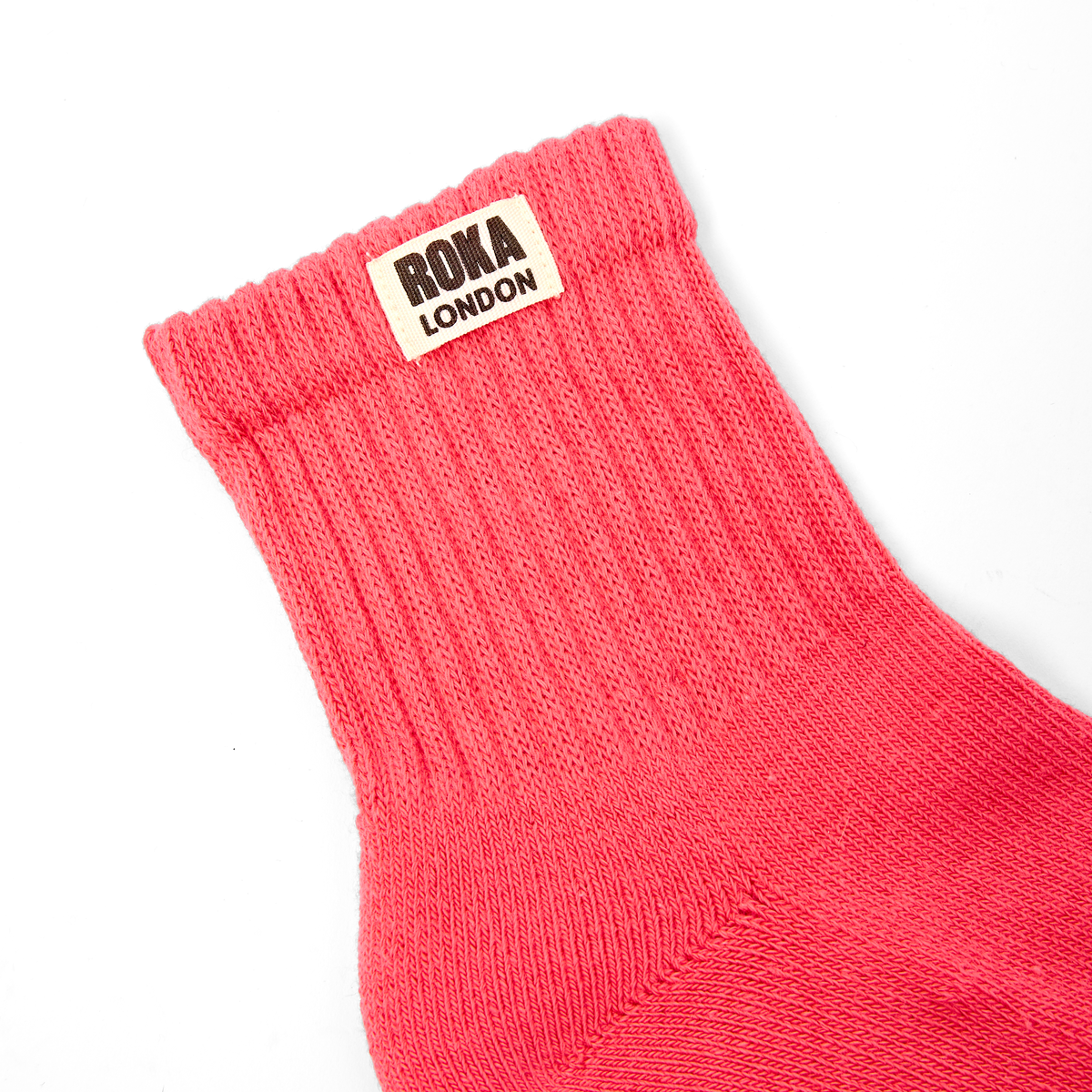 Windsor Crew Socks for Women in Sugar Coral