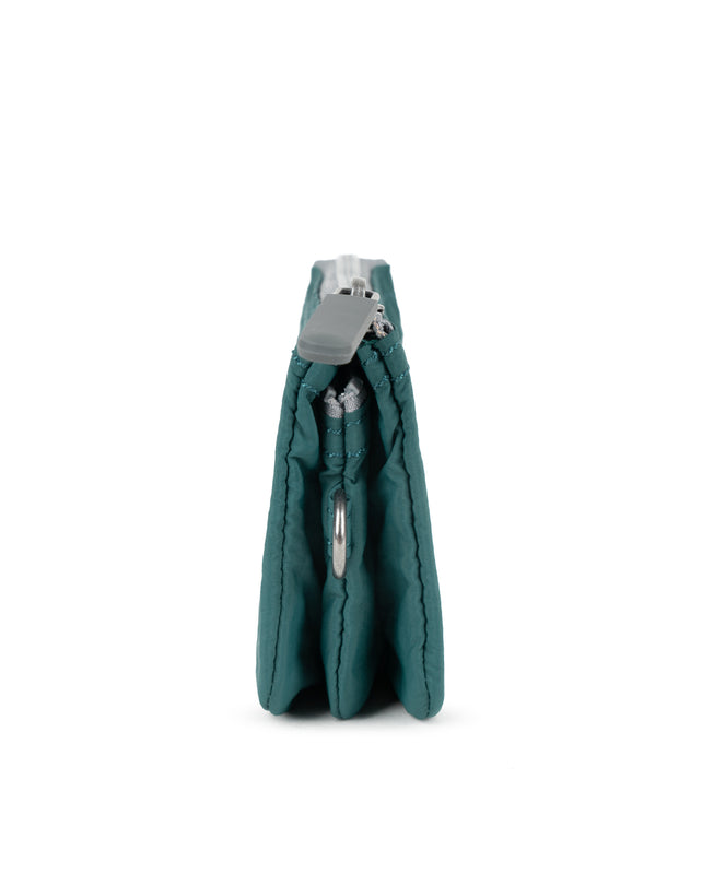Carnaby Wallet in Teal Taslon