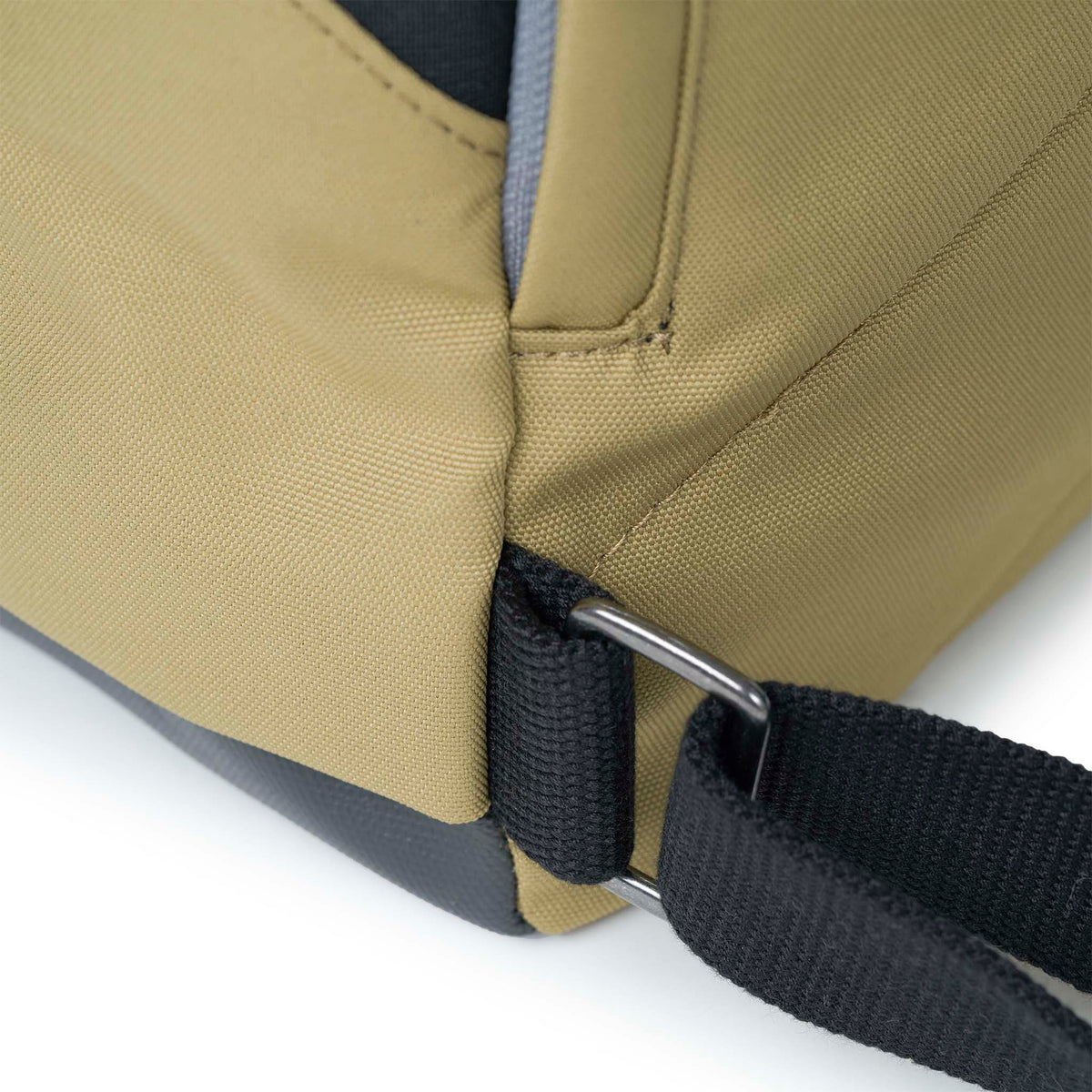 Black Label Canfield Roll Top Backpack in Khaki