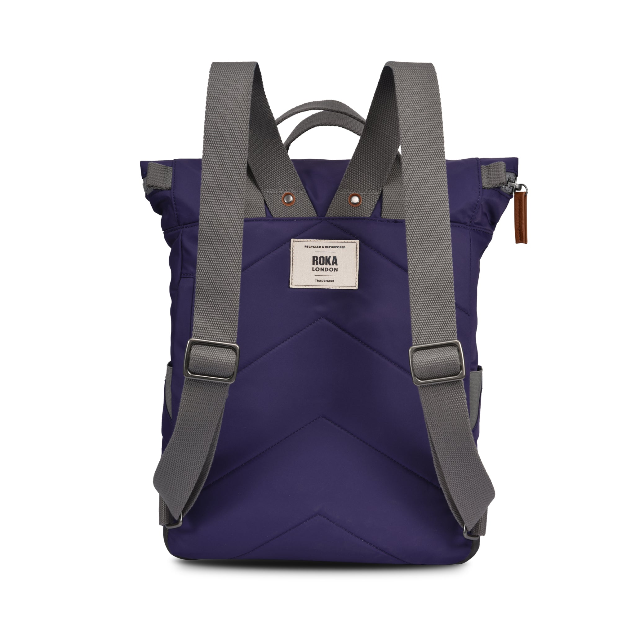 Canfield B Mulberry | Recycled & Eco-Friendly Backpack | ROKA London