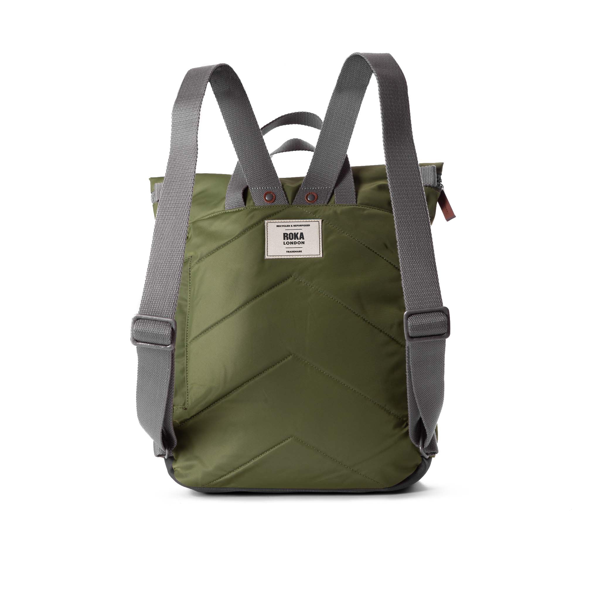 Canfield B Avocado | Recycled & Eco-Friendly Backpacks | ROKA London