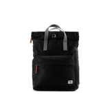 Canfield Roll Top Backpack in Black - Medium