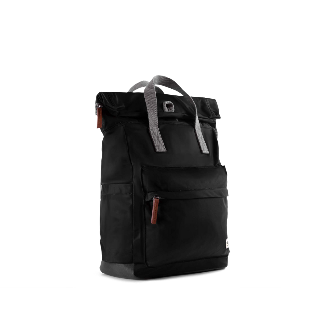 Canfield Roll Top Backpack in Black