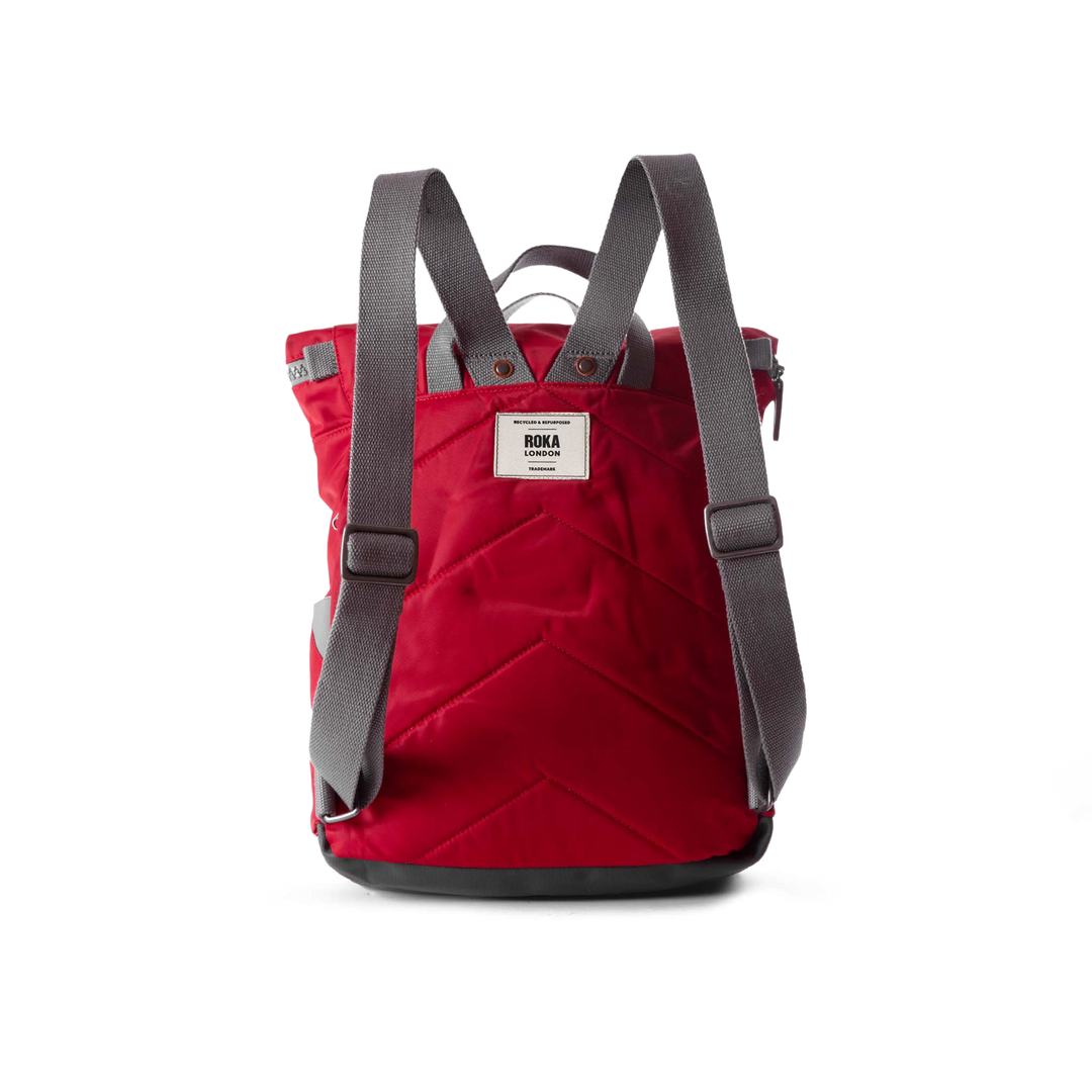 Canfield Roll Top Backpack in Cranberry