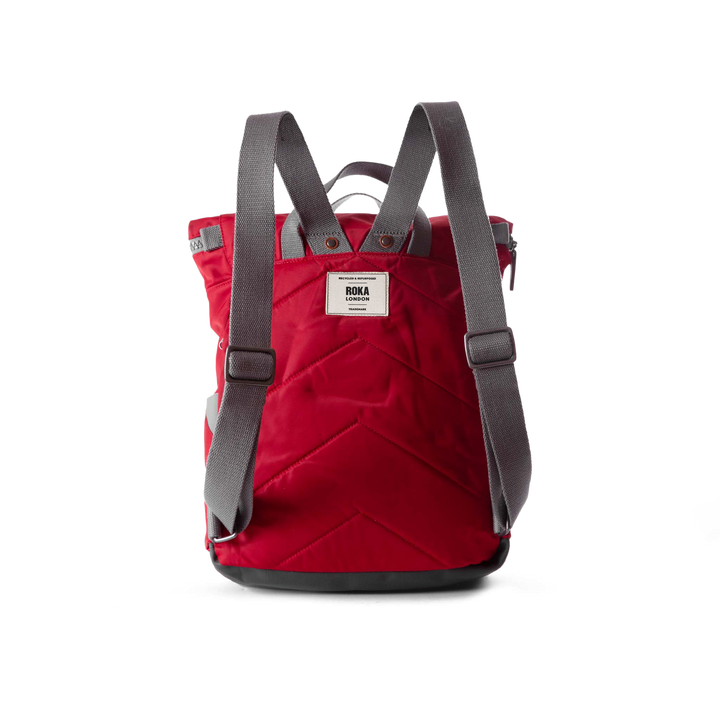 Canfield Roll Top Backpack in Cranberry