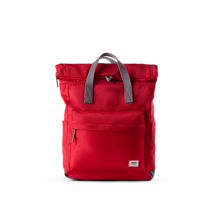 Canfield Roll Top Backpack in Cranberry