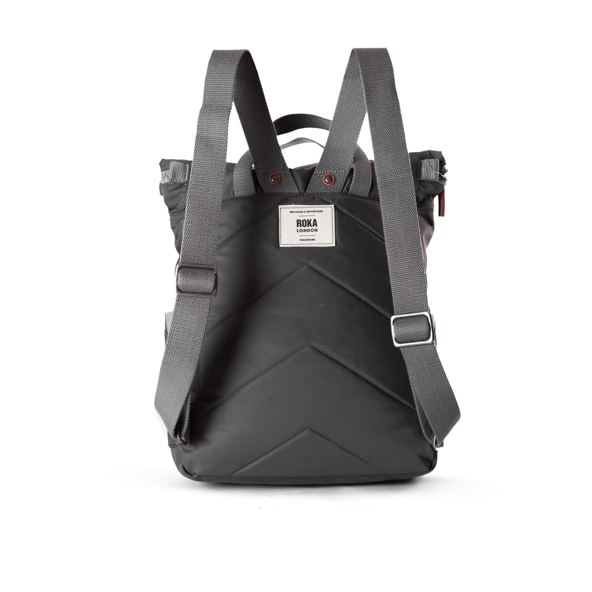 Canfield Roll Top Backpack in Graphite