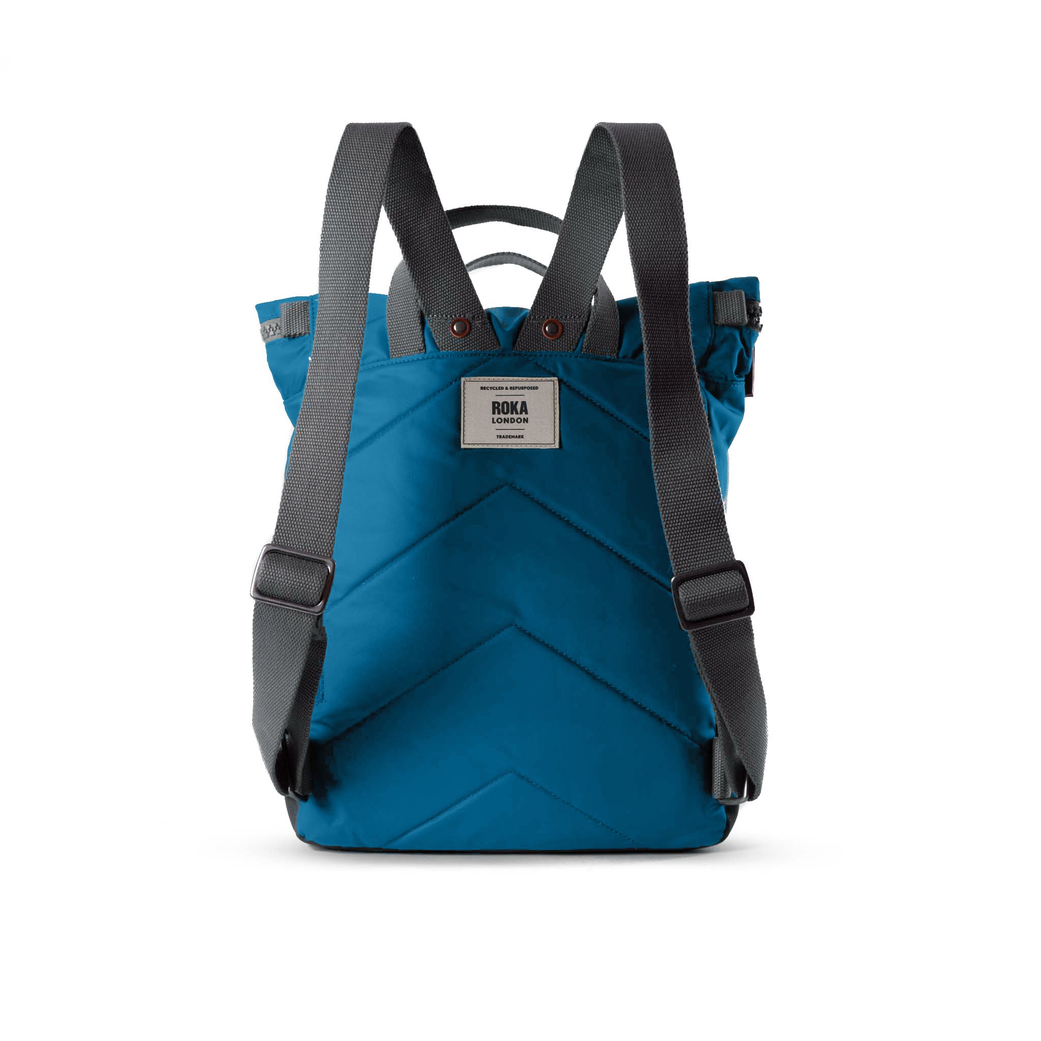 Roka London | Sustainable Canfield Backpack | Marine – ROKA London
