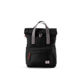 Canfield Roll Top Backpack in Black - Small