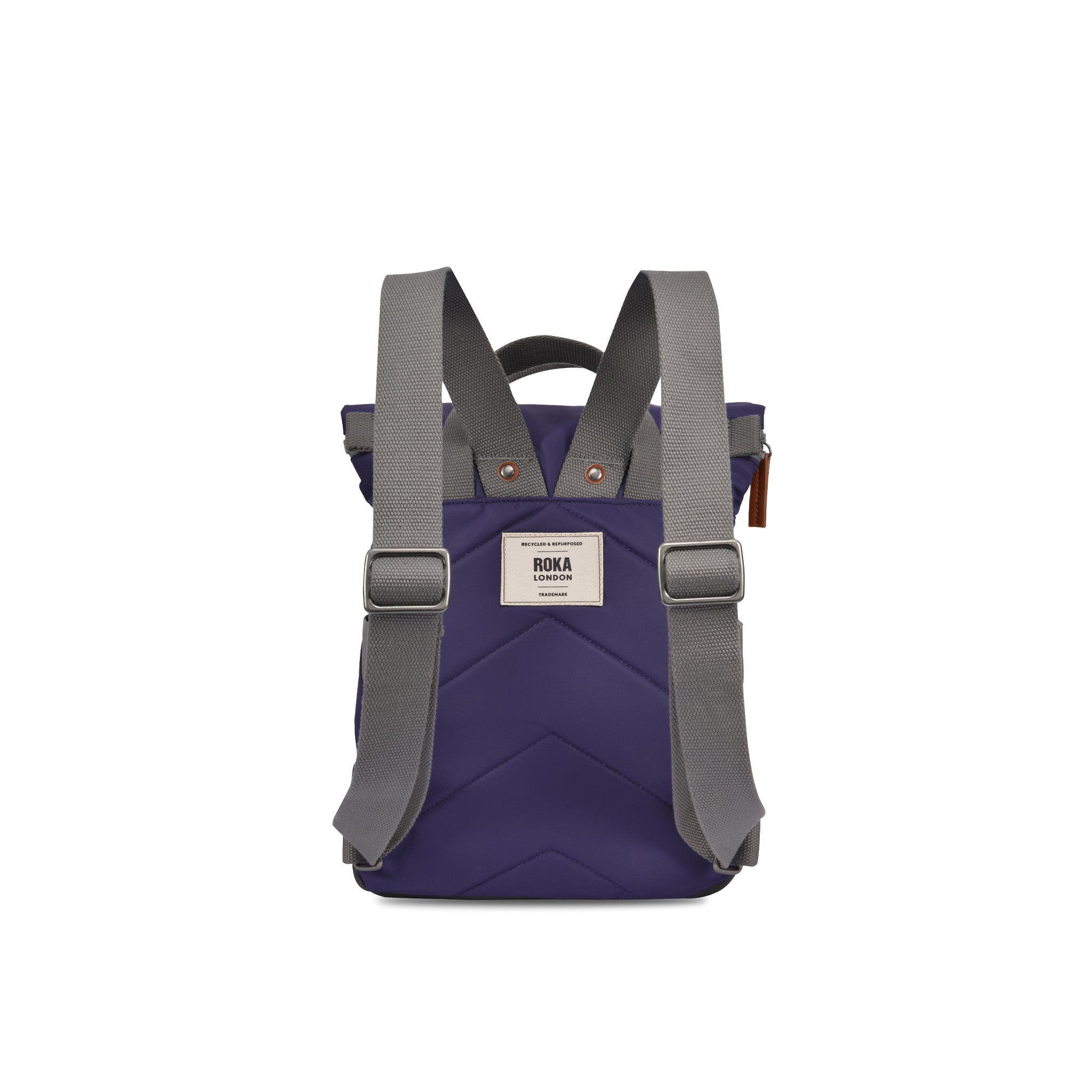 Canfield B Mulberry | Recycled & Eco-Friendly Backpack | ROKA London