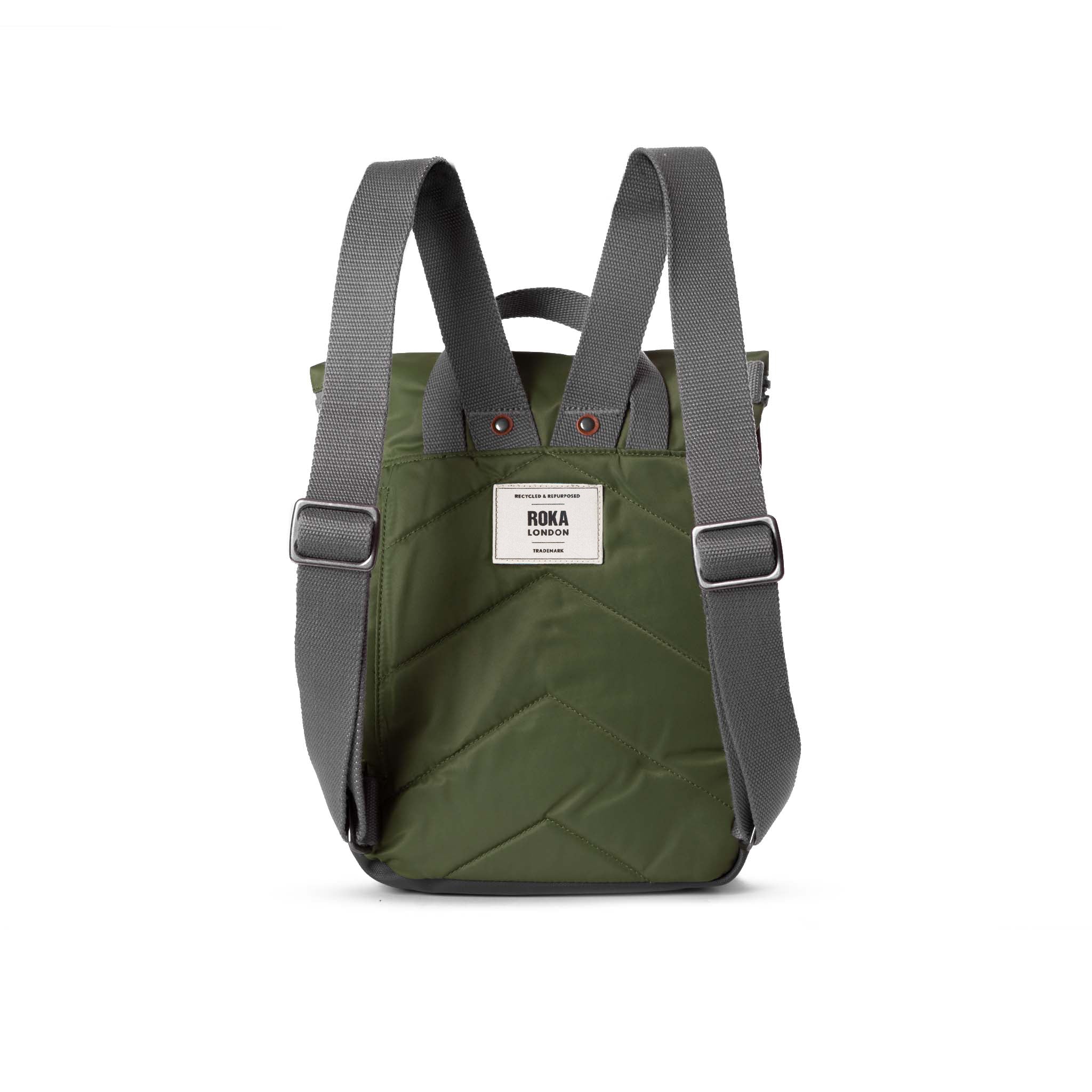 Canfield B Avocado | Recycled & Eco-Friendly Backpacks | ROKA London