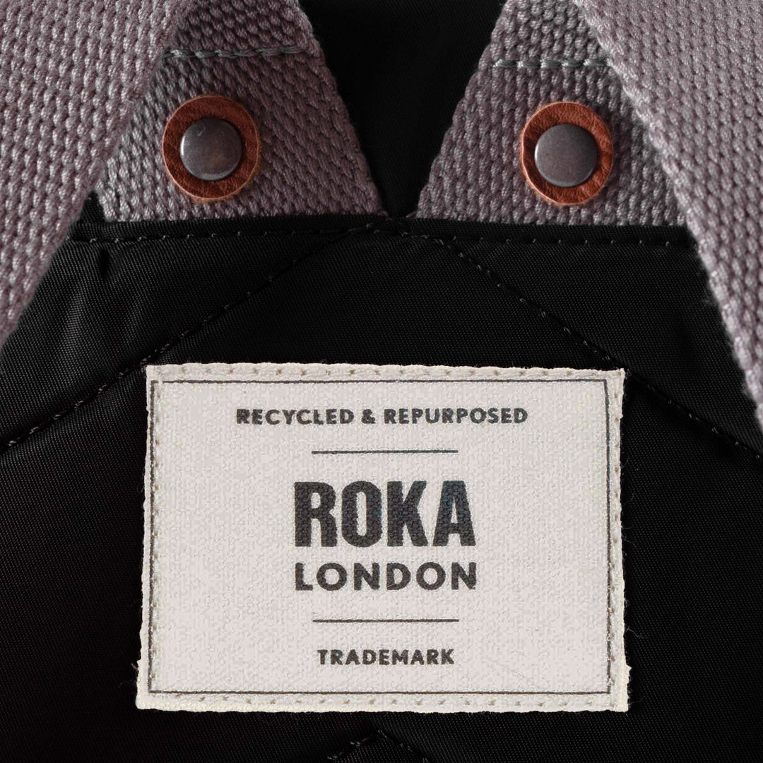 Canfield Roll Top Backpack in Black