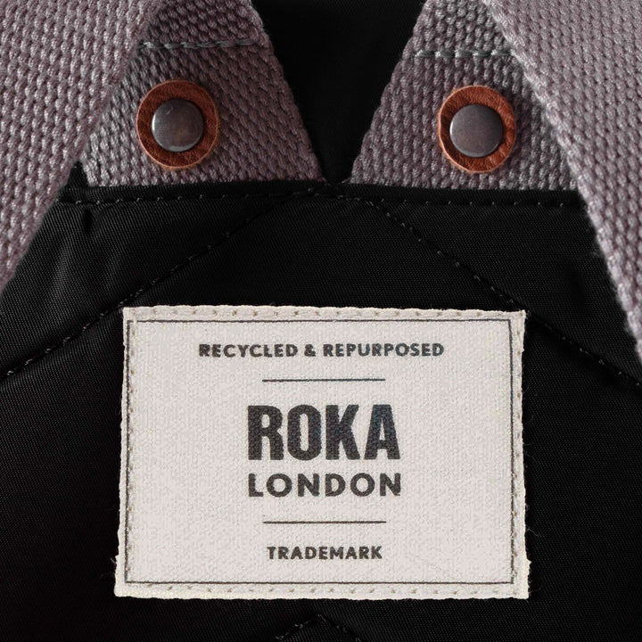 Canfield Roll Top Backpack in Black