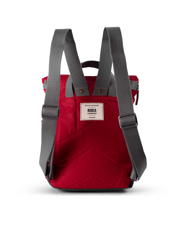 Canfield Roll Top Backpack in Cranberry