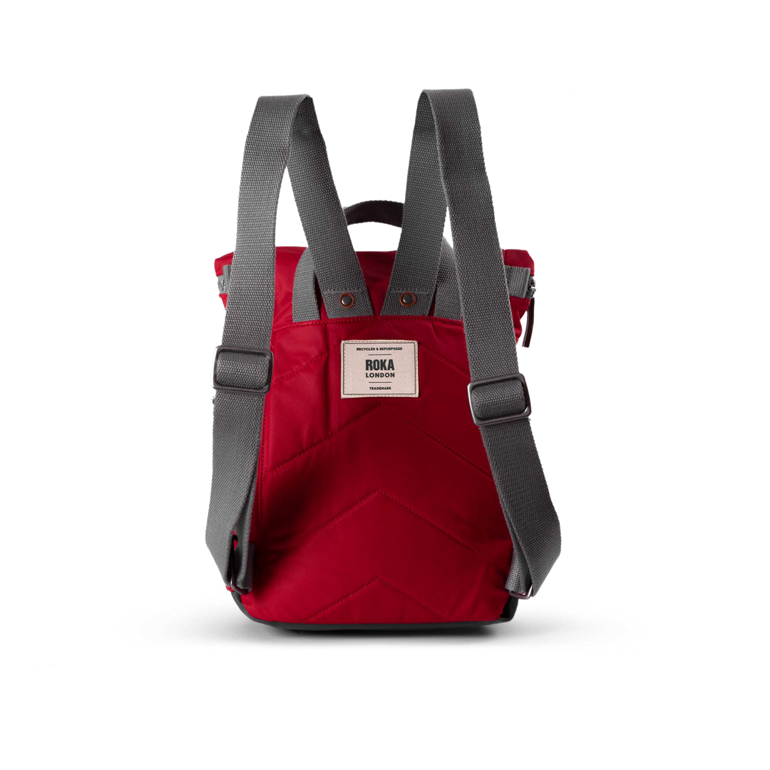 Canfield Roll Top Backpack in Cranberry