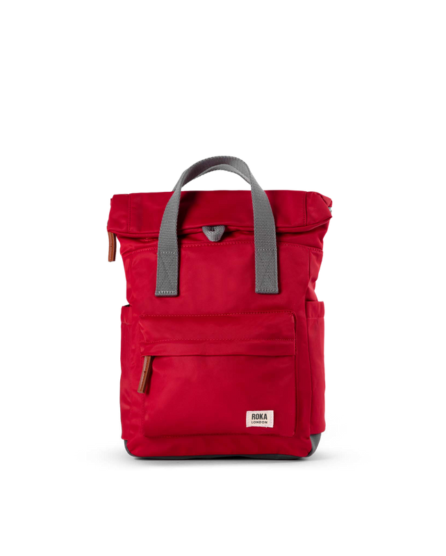 Canfield Roll Top Backpack in Cranberry