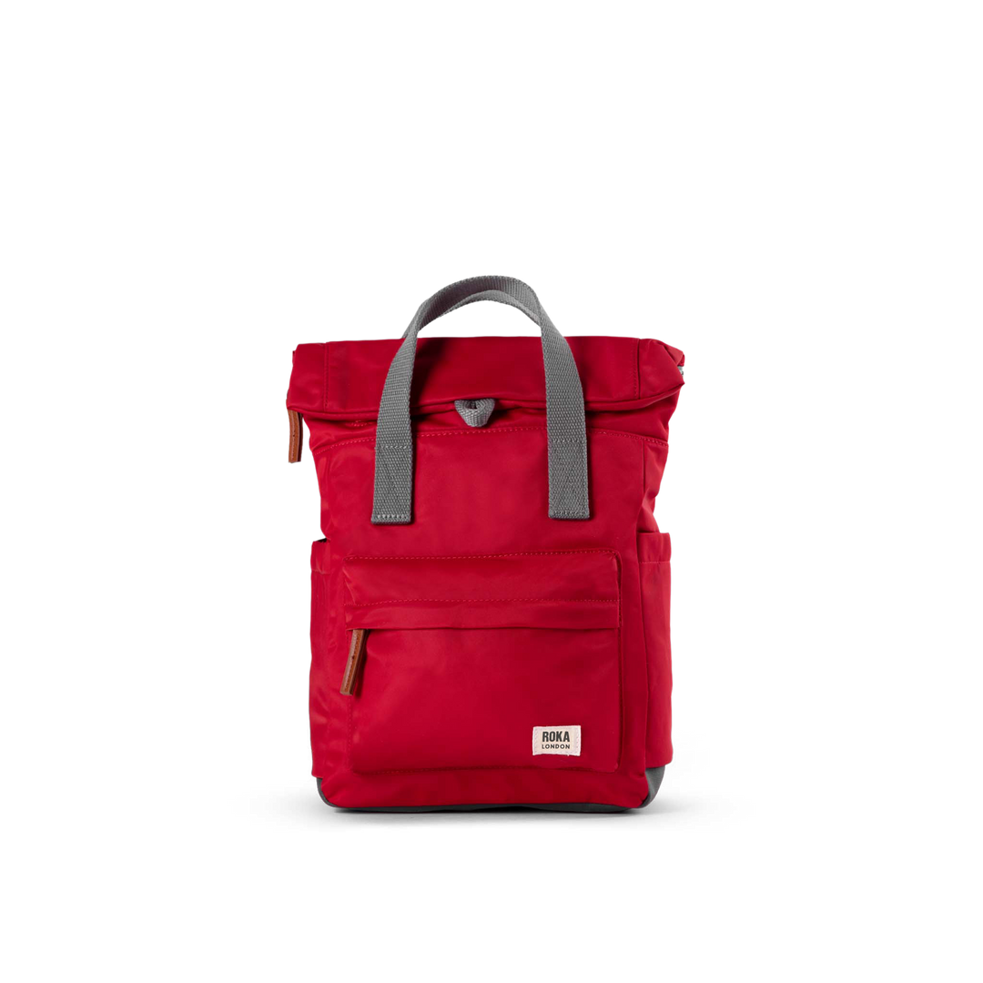 Canfield Roll Top Backpack in Cranberry