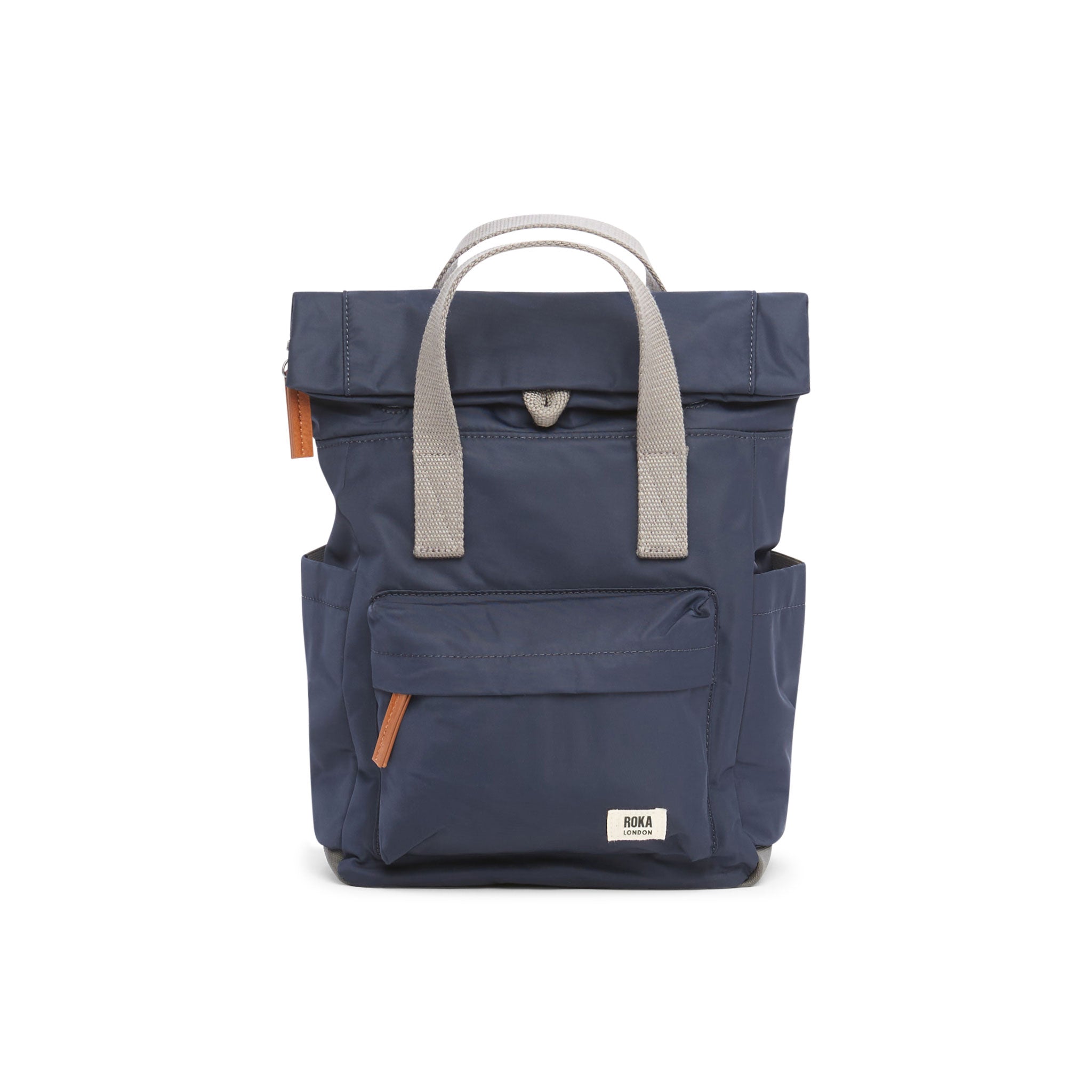 Canfield Roll Top Backpack in Midnight – ROKA London
