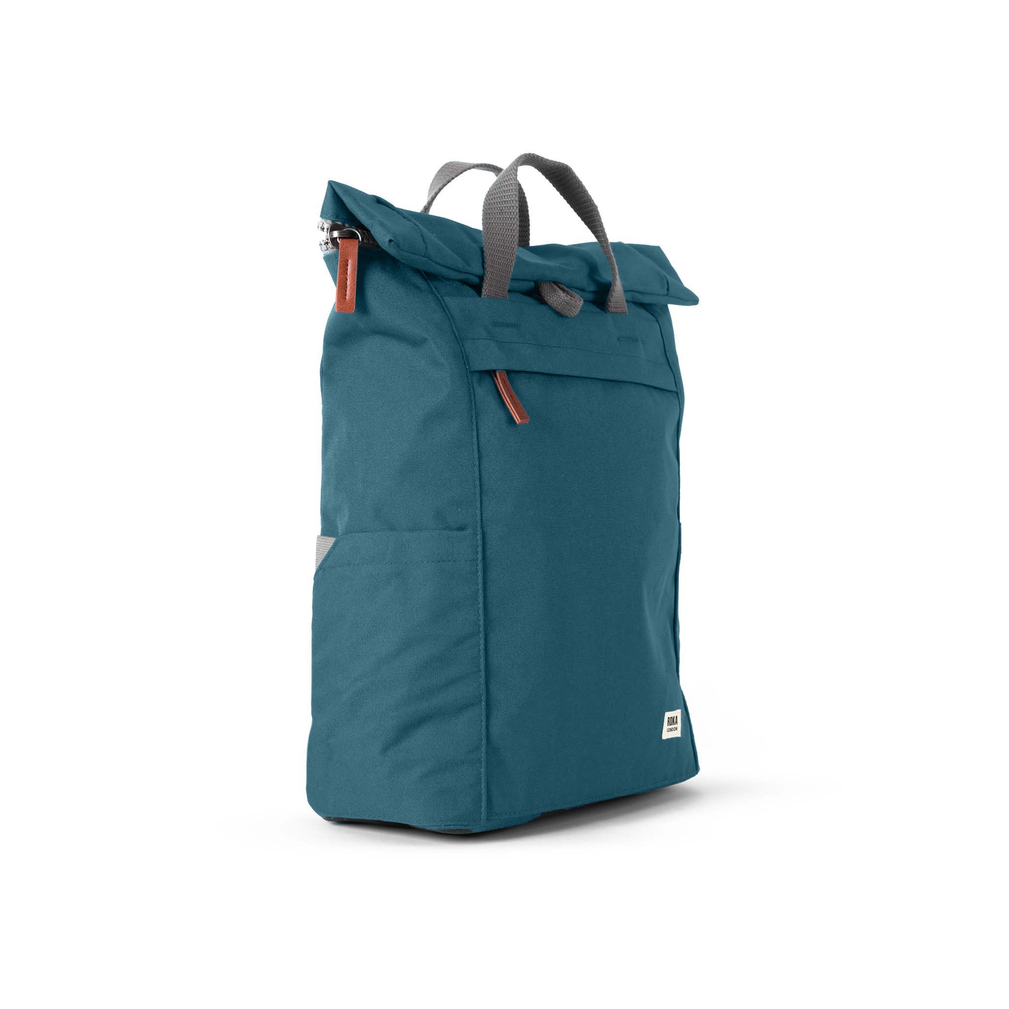 ROKA London | Finchley Sustainable Backpack | Teal Blue
