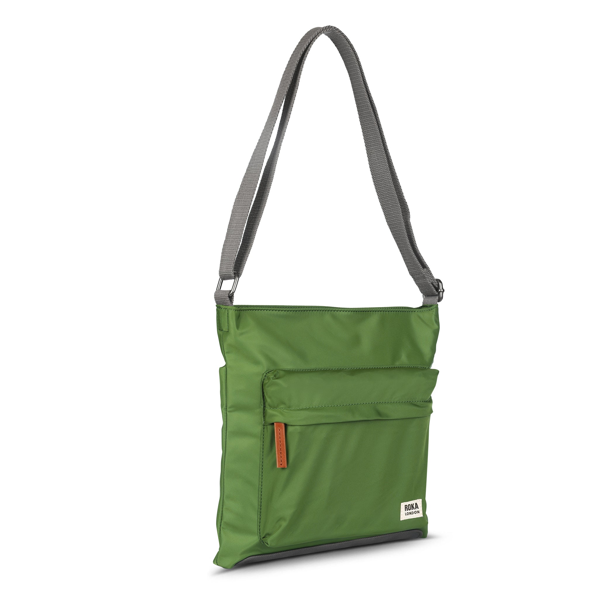 Kennington B Avocado | Recycled & Eco-Friendly Crossbody | ROKA London