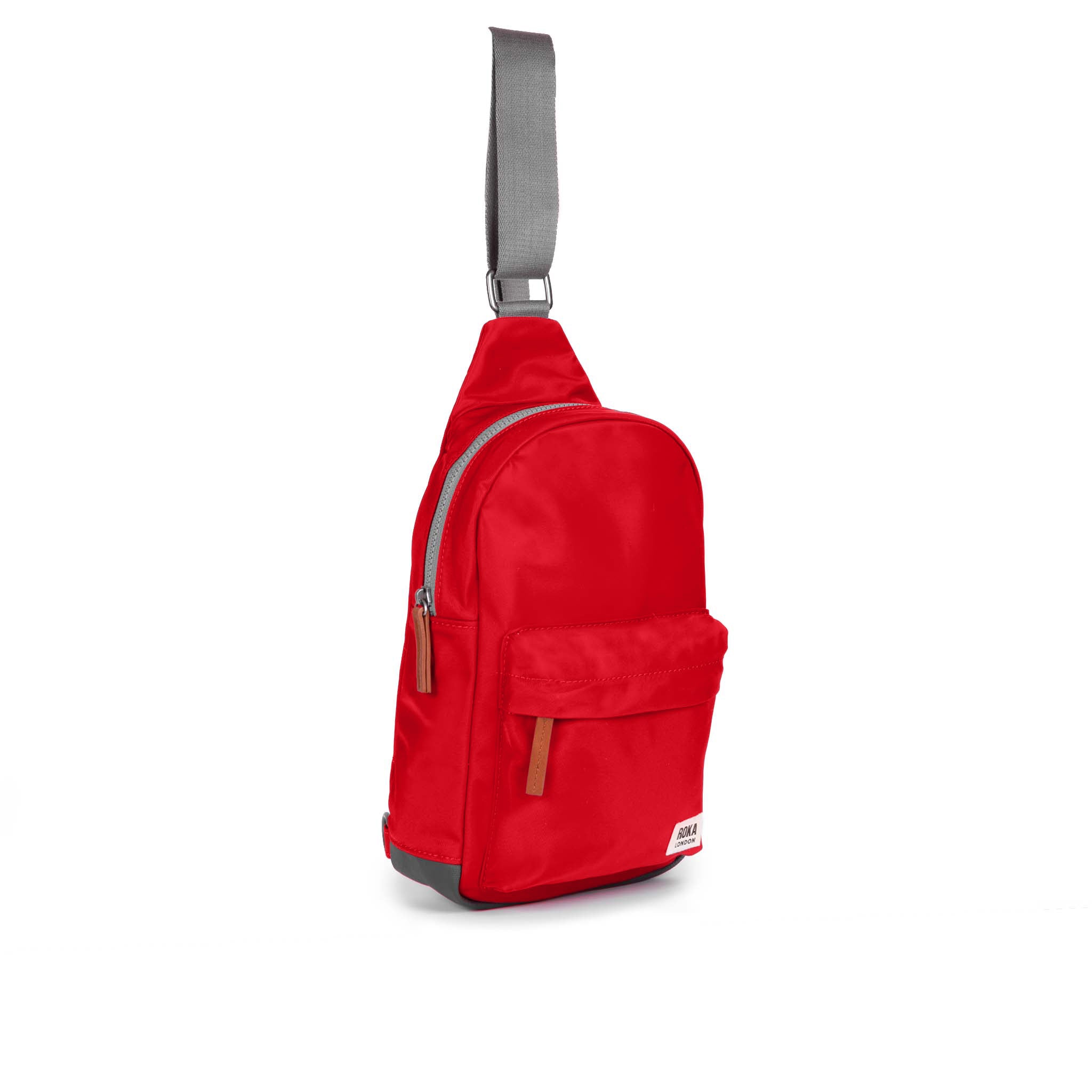 Willesden Cranberry | Crossbody Scooter Bag | Roka Bags – ROKA London