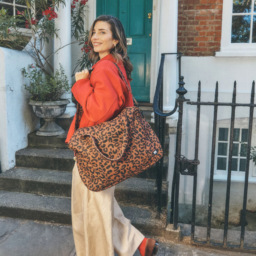 Somerset Shoulder Bag in Scarlet Leopard