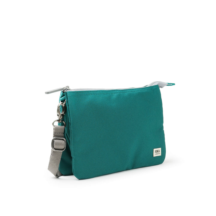 Carnaby Crossbody XL Teal Recycled Canvas