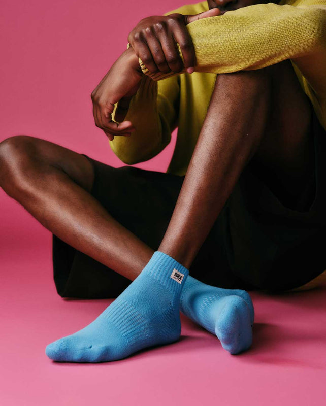 Wembley Ankle Socks for Women in Aquatic Awe