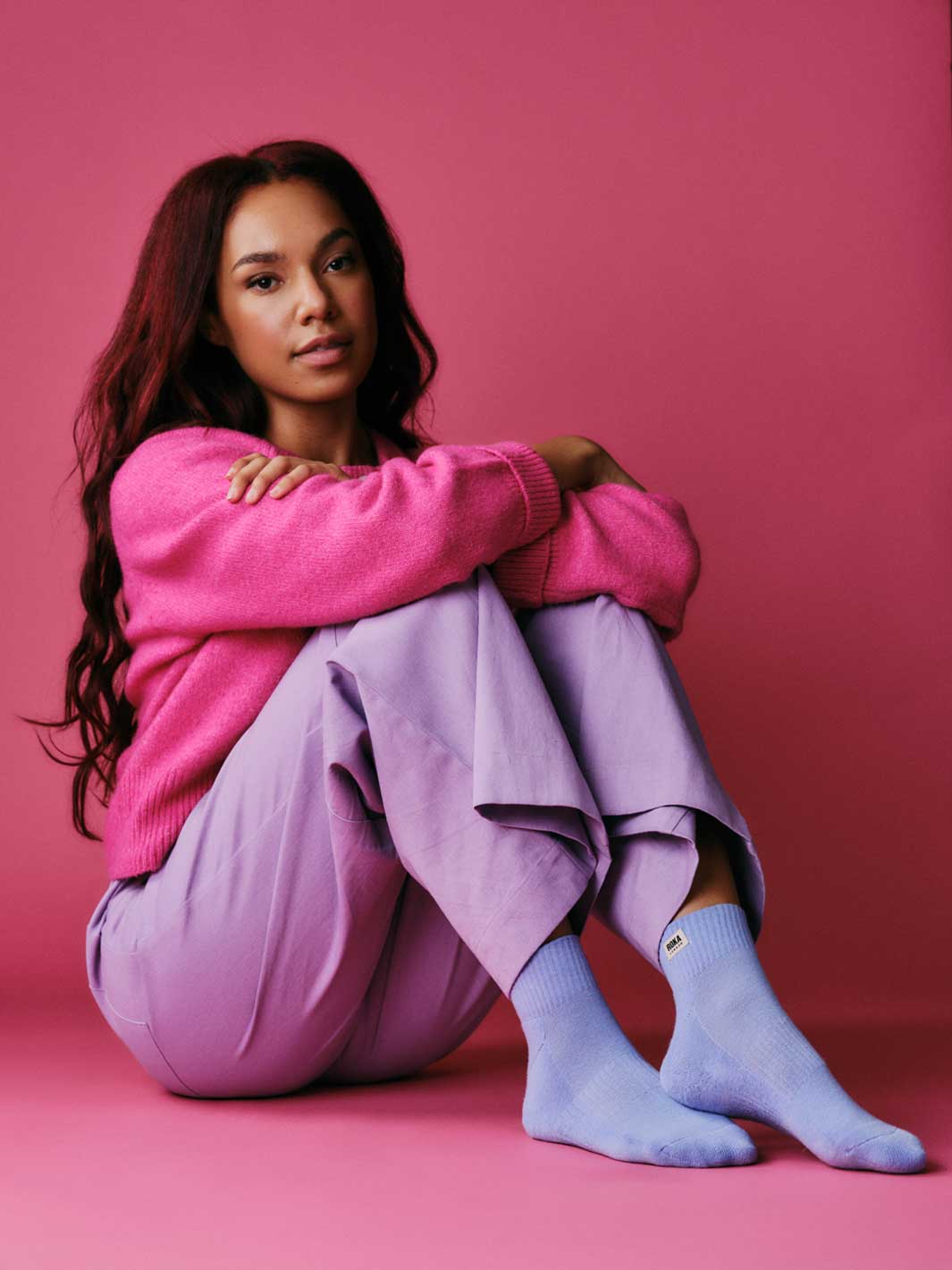 Wembley Ankle Socks for Women in Thistle