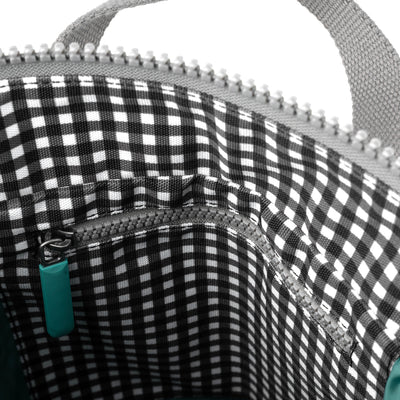 Bantry B Black Gingham Recycled Canvas