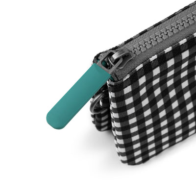 Carnaby Black Gingham Recycled Canvas