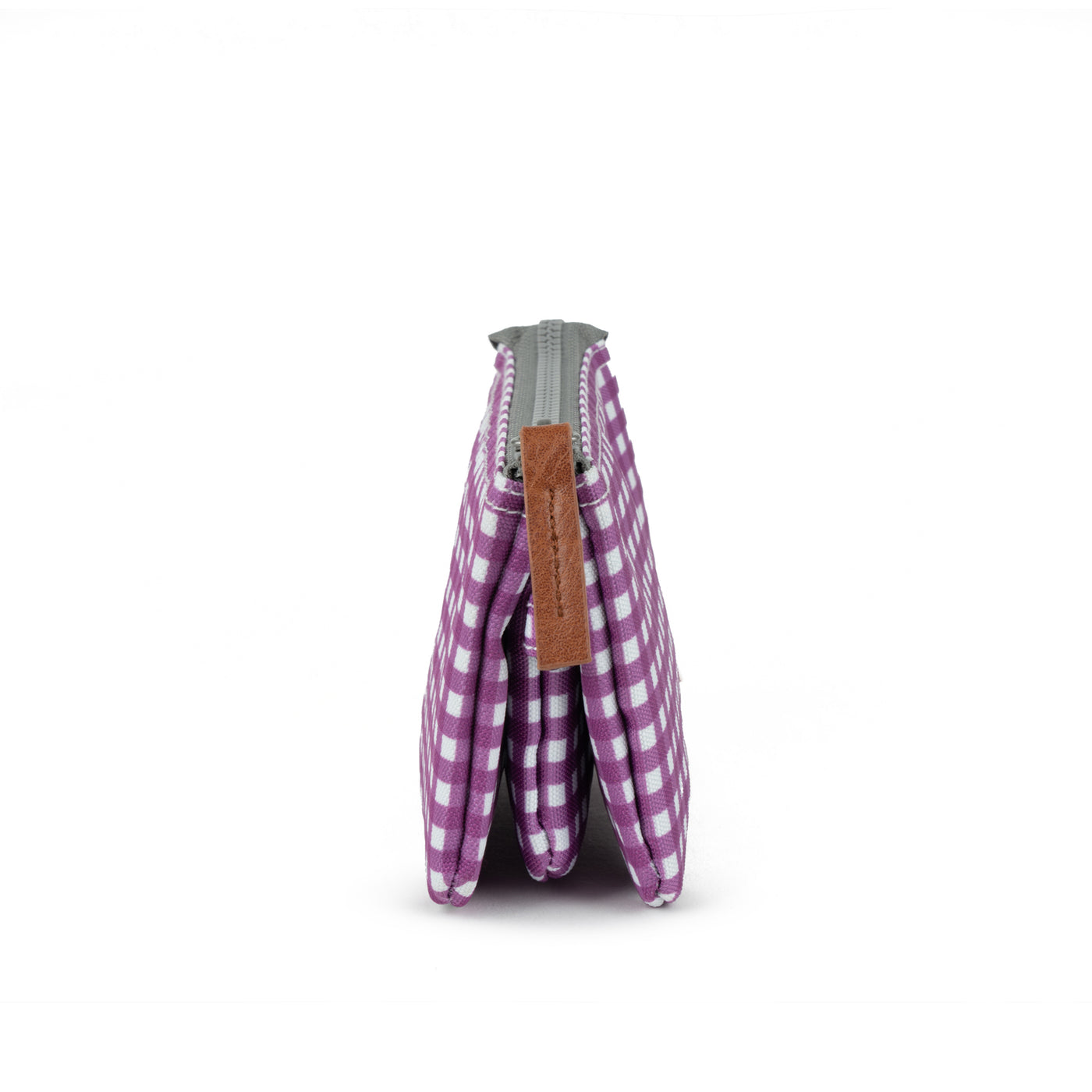 Carnaby Purple Gingham Recycled Canvas