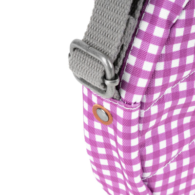 Paddington B Purple Gingham Recycled Canvas