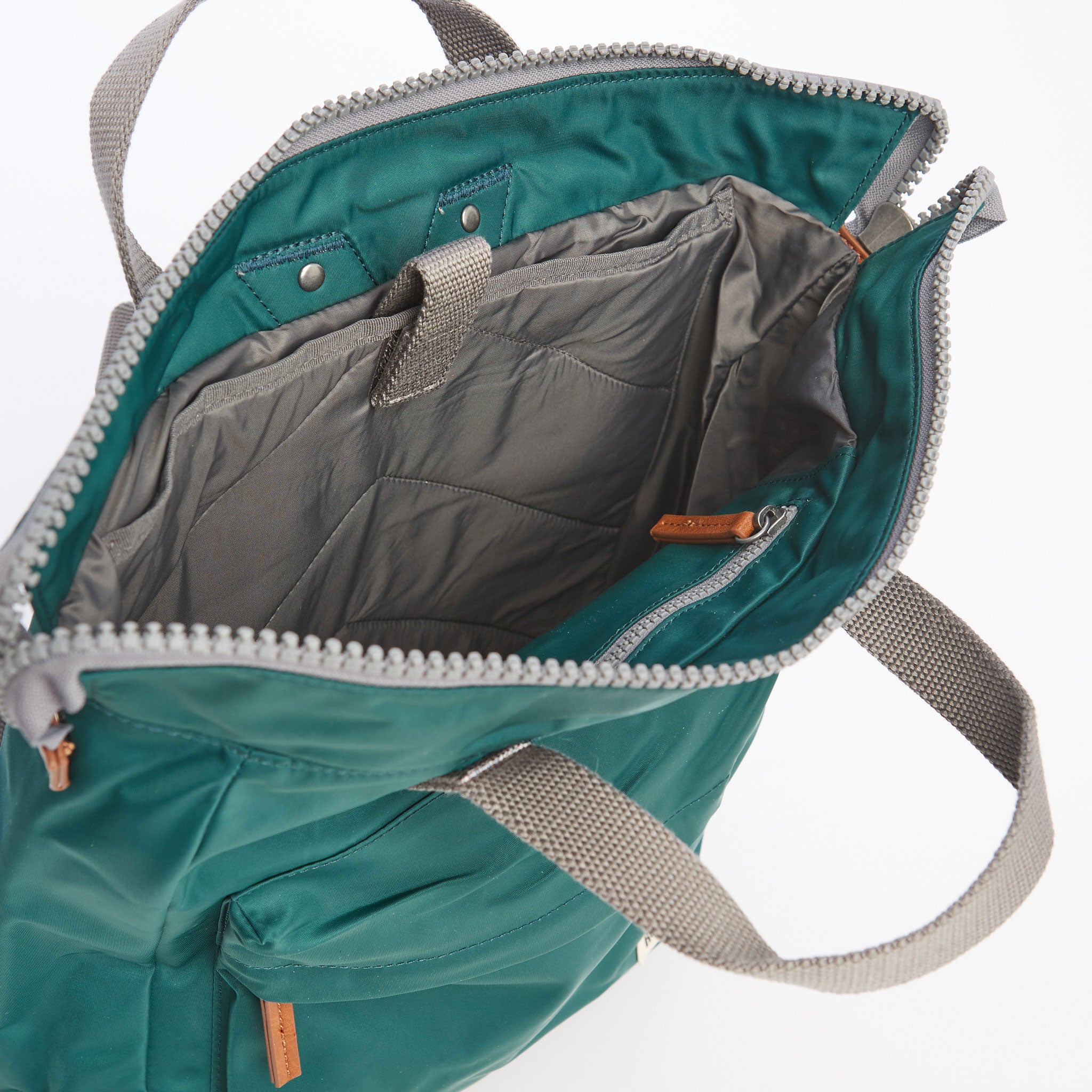 Teal and gray backpack online