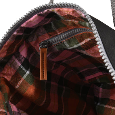 Flannel Canfield B Black Recycled Canvas