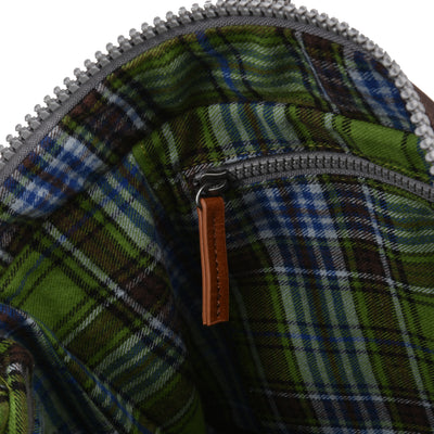 Flannel Canfield B Dark Chocolate Recycled Canvas
