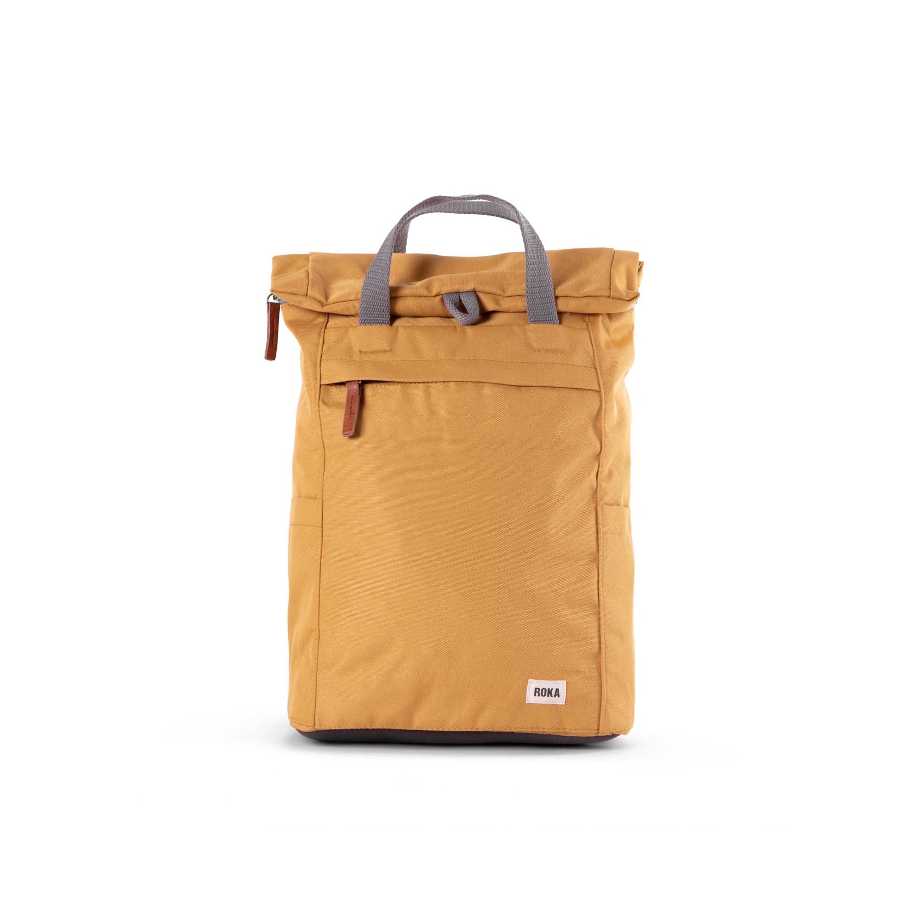 ROKA London | Finchley Sustainable Backpack | Flax Yellow