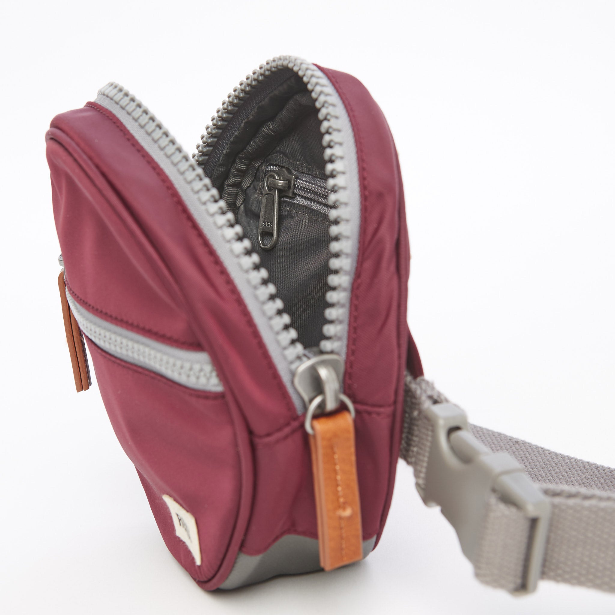 Roka Bags Sustainable Hip Bag Plum ROKA London