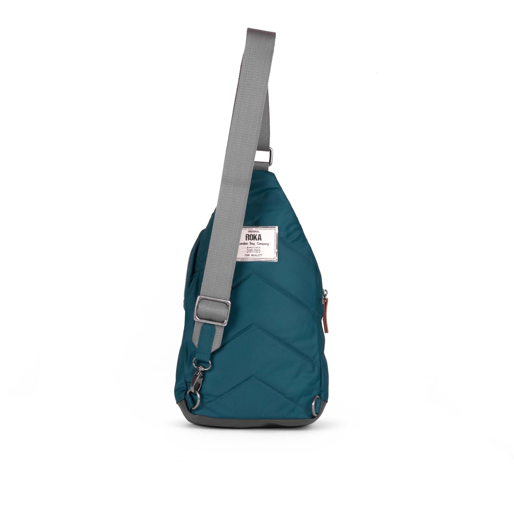 Willesden B Teal | Recycled & Eco-Friendly Crossbody Bag | ROKA London
